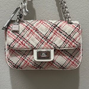 Karl Lagerfeld Paris Tweed Chain Shoulder Bag – NWT
